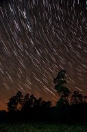 Startrails nad Oborou